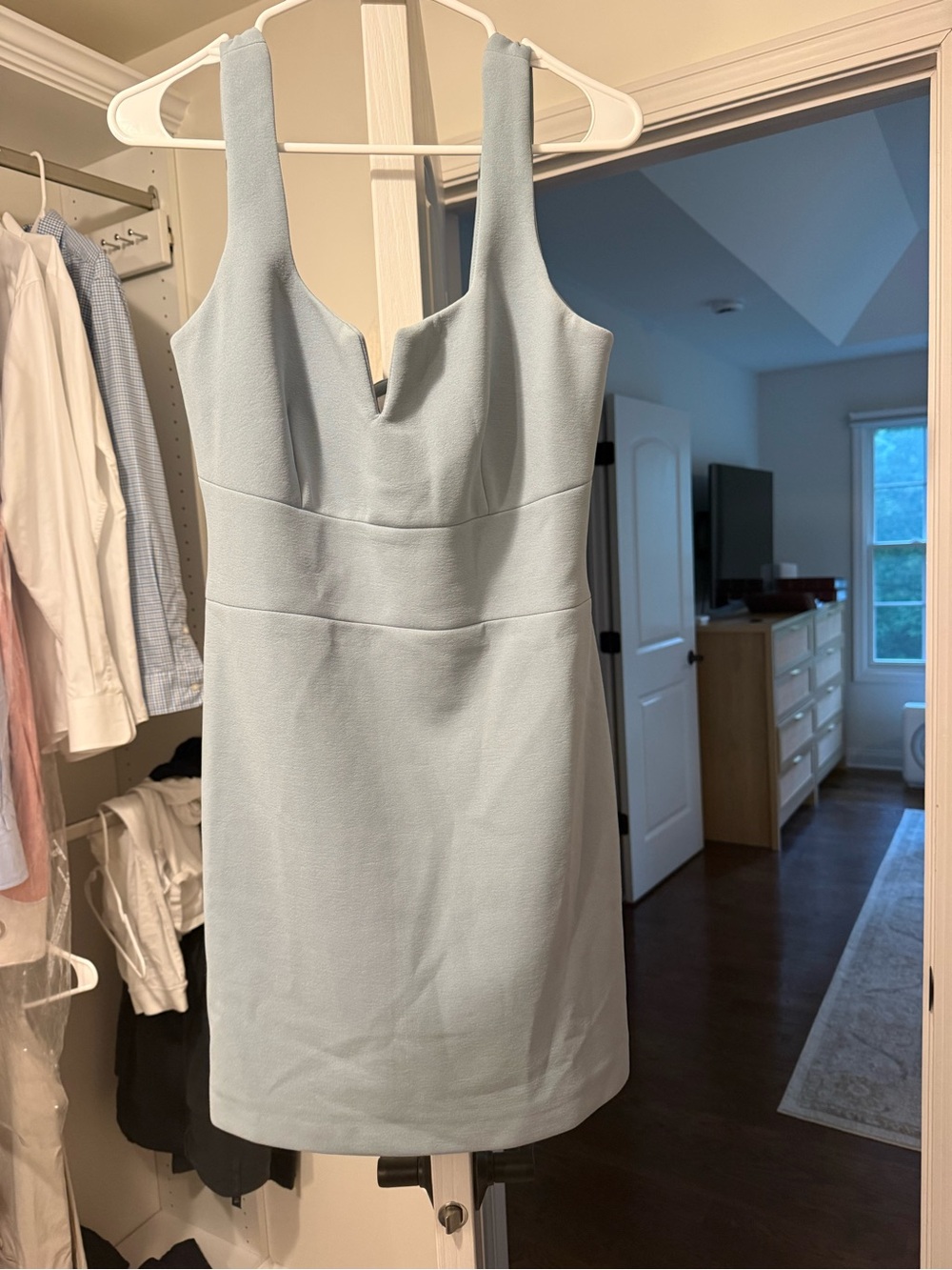Elliatt Powder Blue Sleeveless Sheath Dress